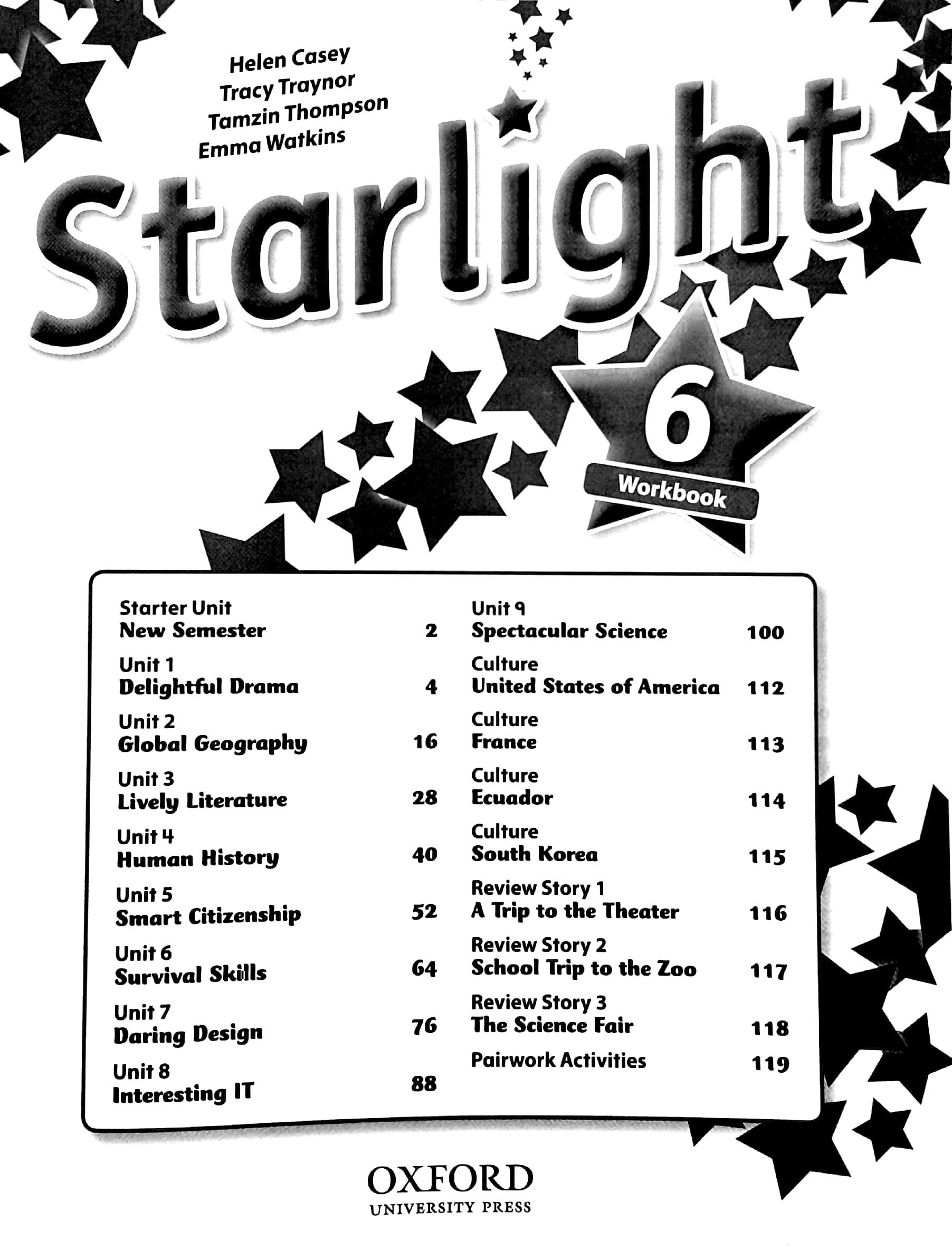 Starlight: Level 6: Workbook