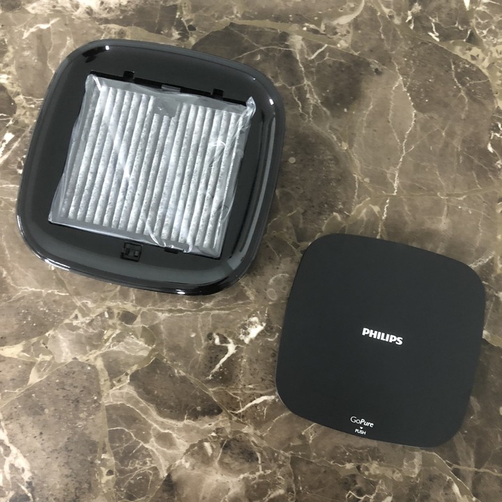 Máy Khử Mùi Lọc Không Khí Ô Tô Thương Hiệu Cao Cấp Philips GP6201 - Công suất: 3.7W - Hàng Nhập Khẩu