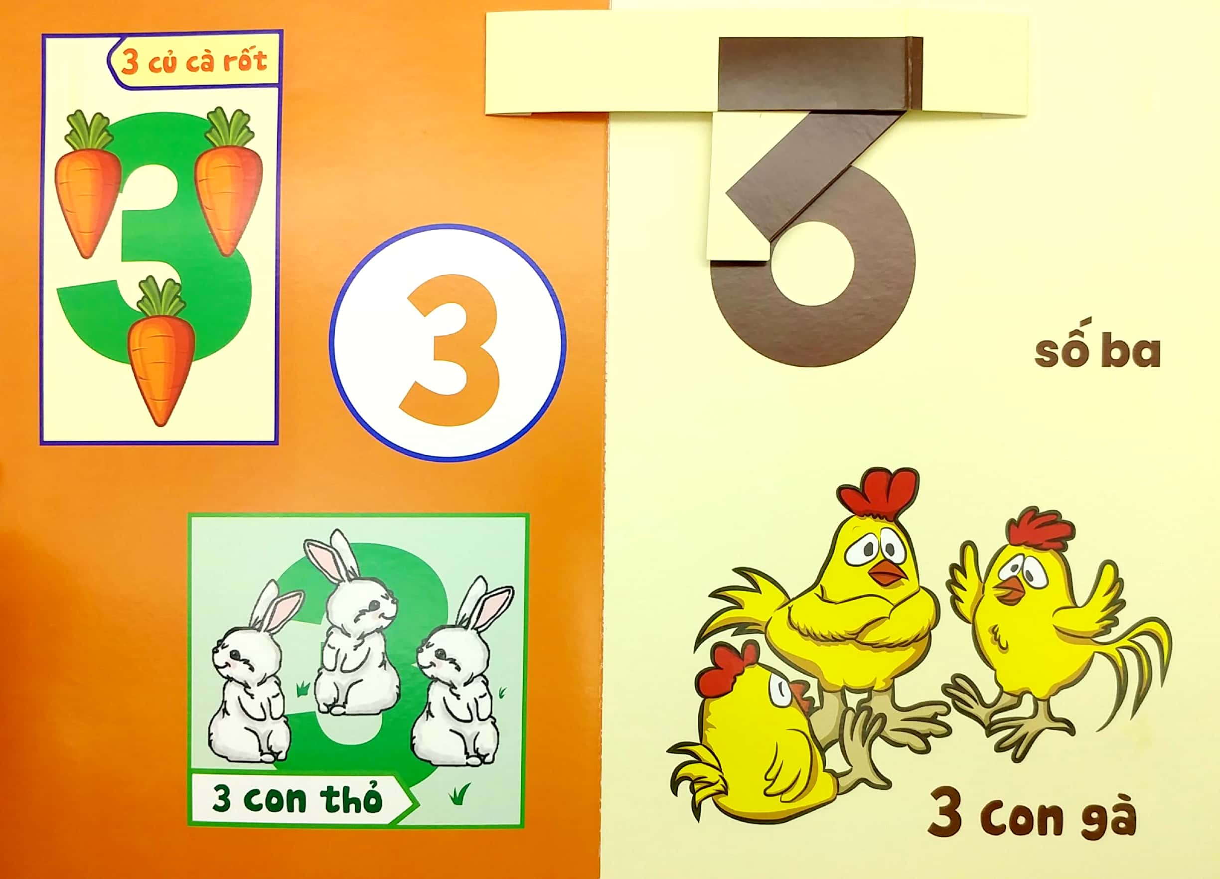 Bé Vui Học Số (popup dựng hình)