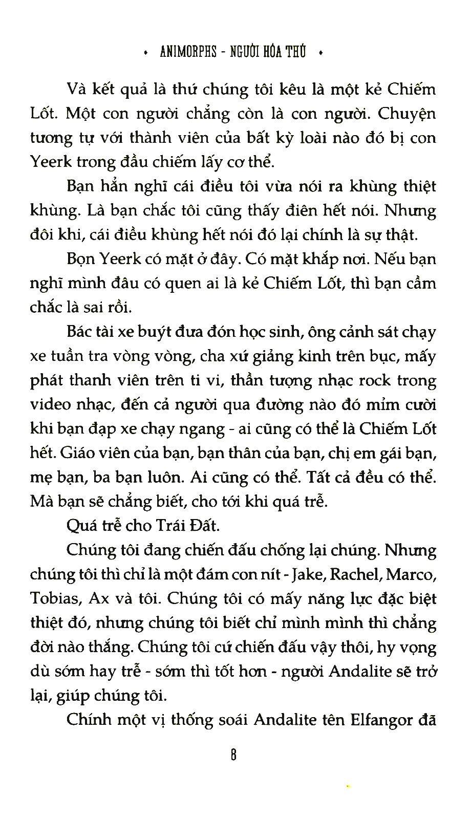 Animorphs - Người Hóa Thú - Tập 9 - Bí Mật