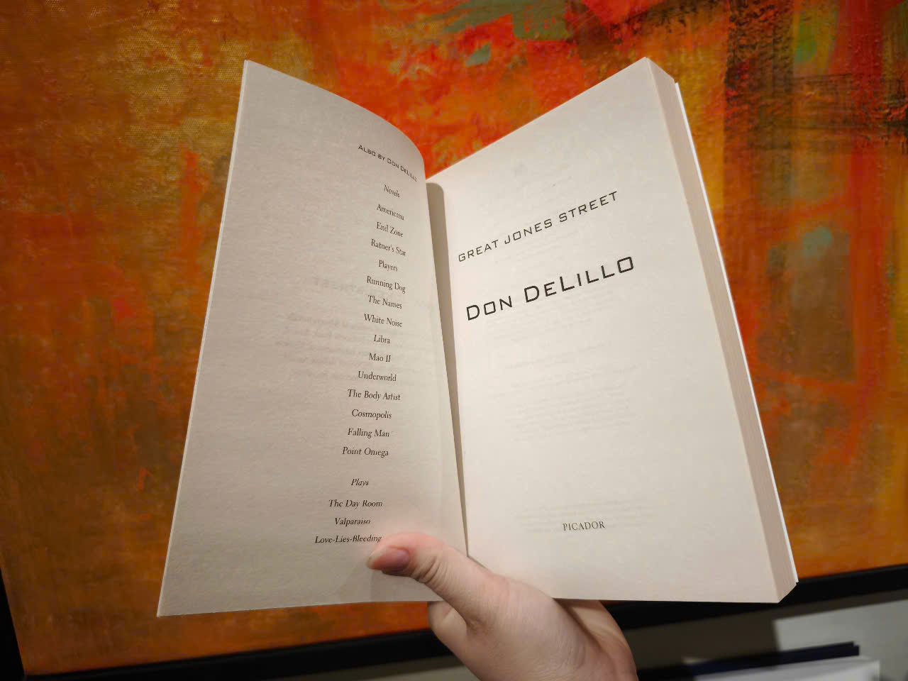 Sách - Great Jones Street by Don Delillo - Fiction/ Music /Literature in English