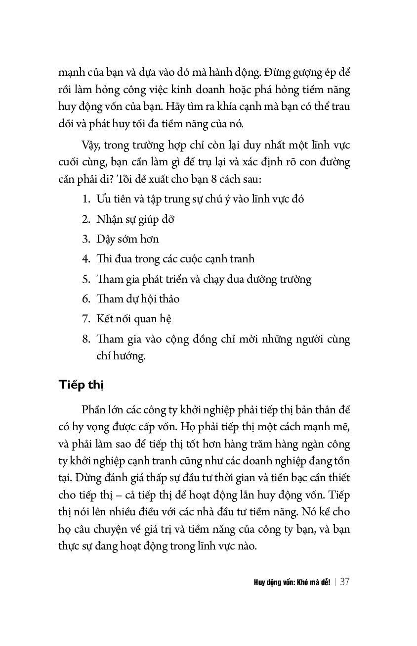Huy Động Vốn: Khó Mà Dễ! (Tái Bản)
