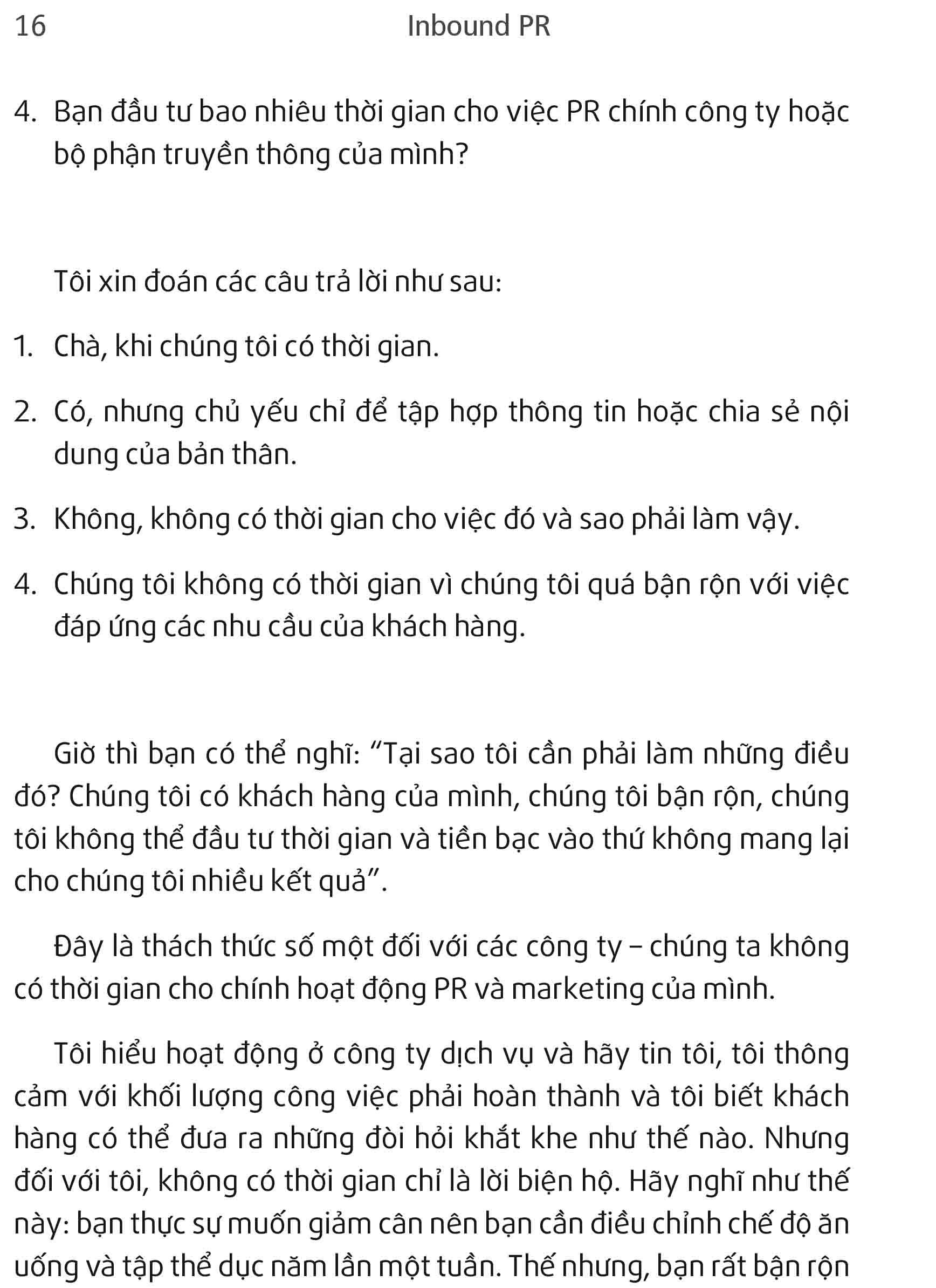 Inbound PR - Dịch Chuyển Hoạt Động Theo Mô Hình Inbound