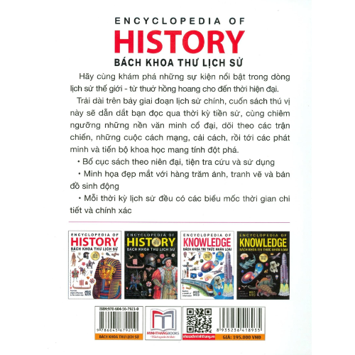 Bách Khoa Thư Lịch Sử- Từ Tiền Sử Đến Thời Hiện Đại (Bìa Mềm) - Tái Bản