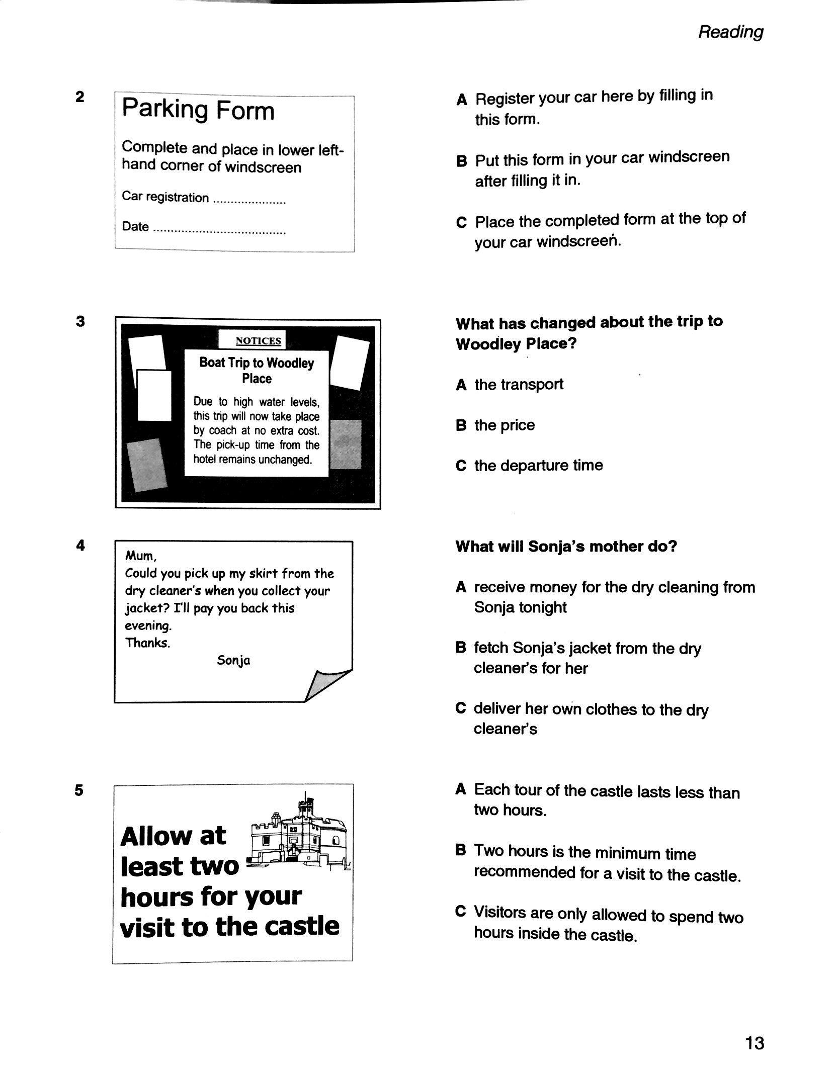 Cambridge Preliminary English Test 6 Student