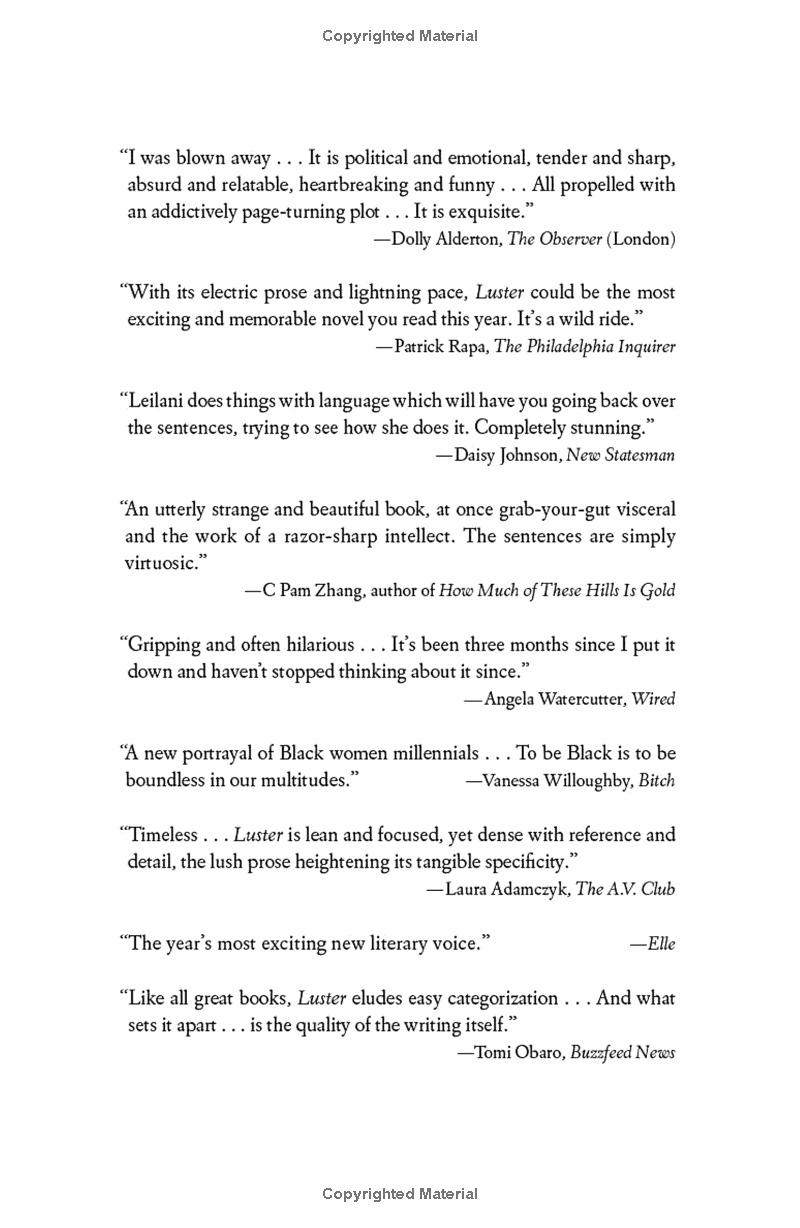Luster: A Novel