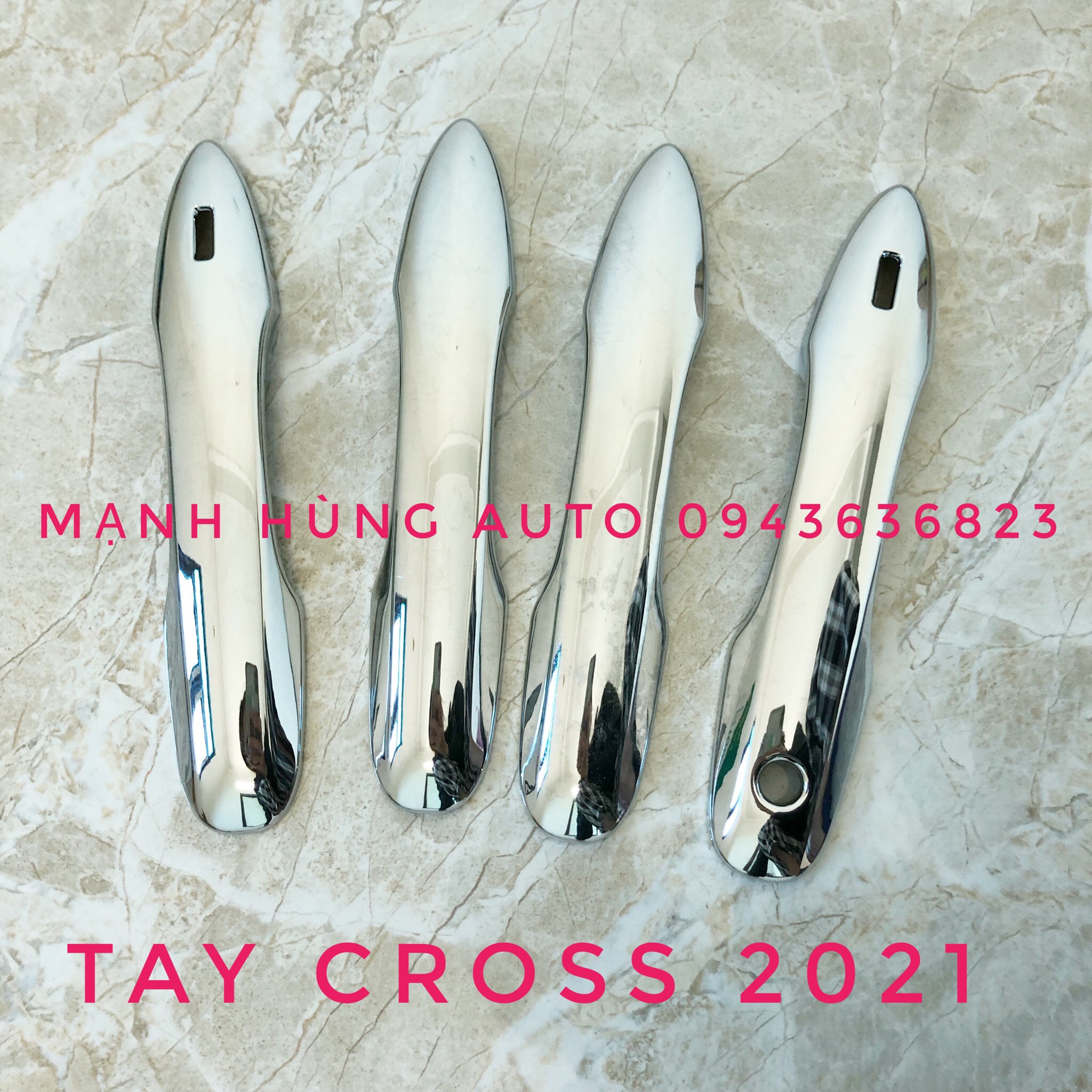 Ốp Tay Hõm Cửa Xe Toyota Cross 2021 - mạ Crom