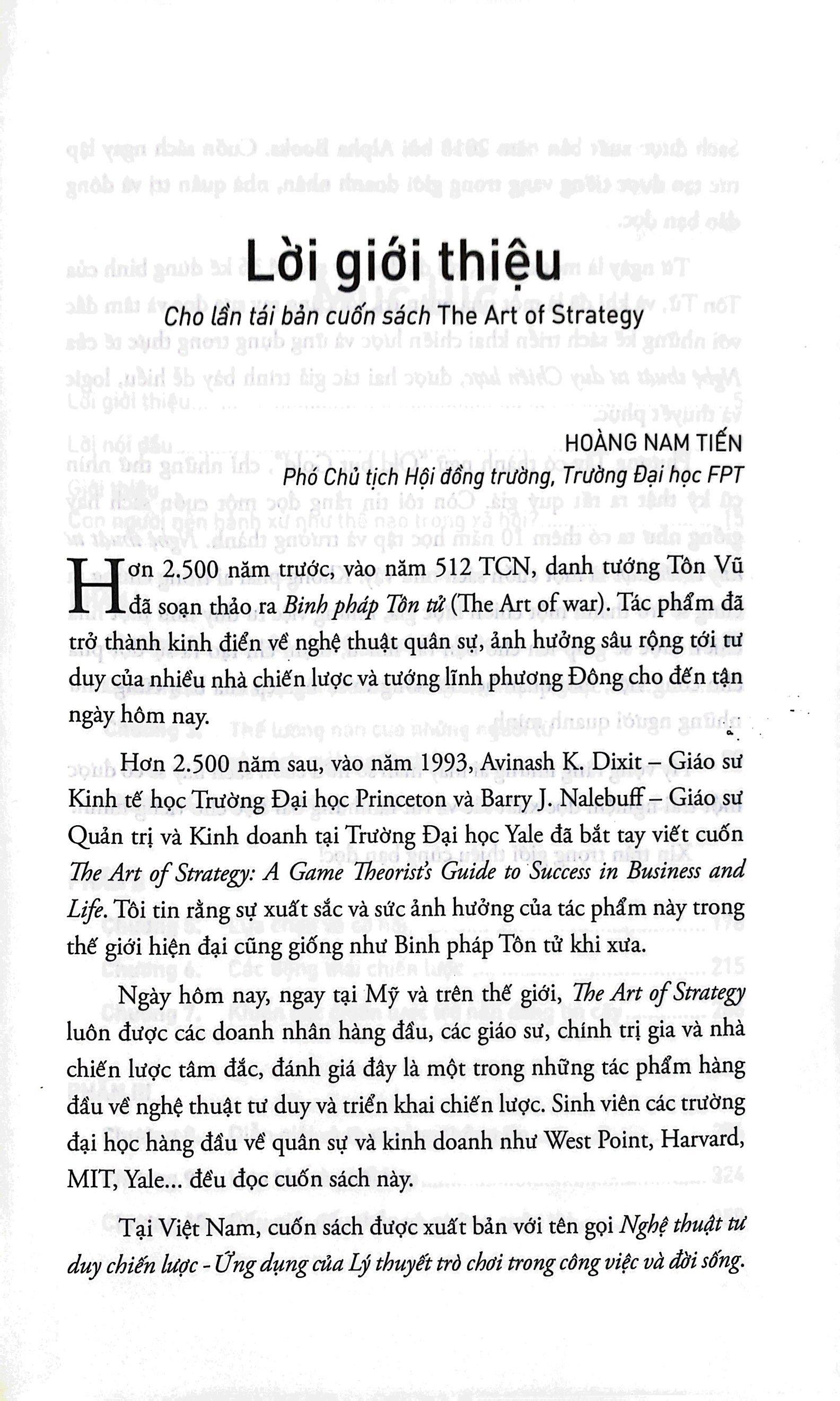 Nghệ Thuật Tư Duy Chiến Lược