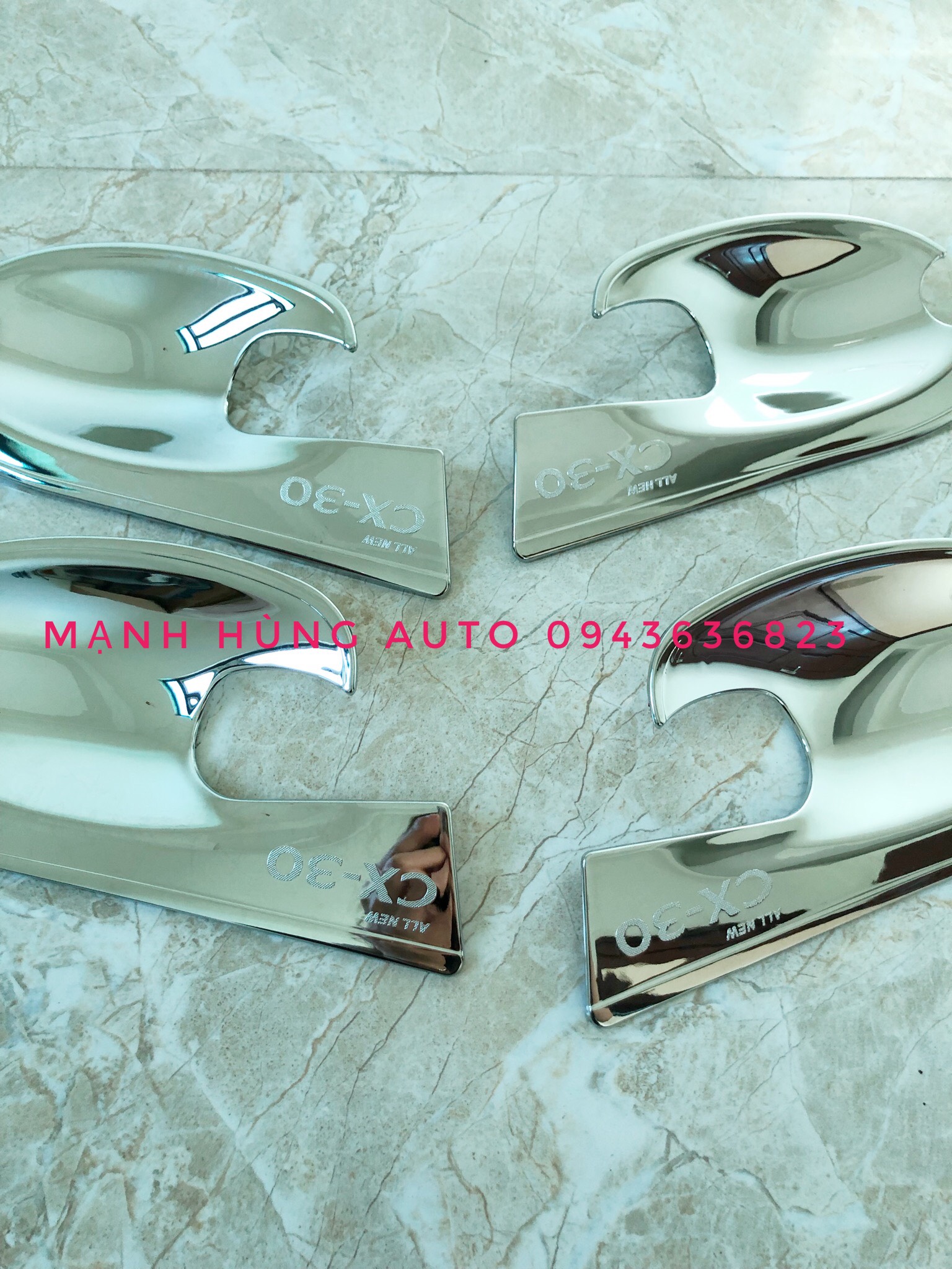 ỐP HÕM CỬA MẠ CROM XE MAZDA CX30