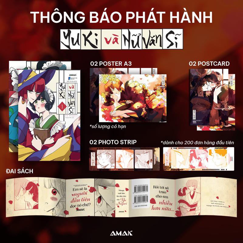 Sách Yuki và nữ văn sĩ - Trọn Bộ 2 Tập - Amak - Bản Quyền