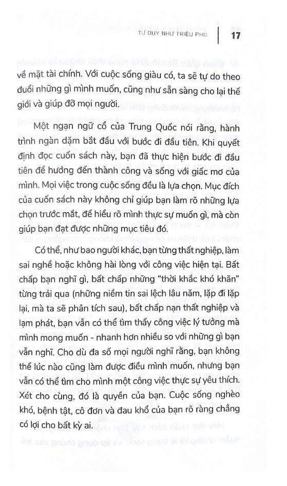 Tư Duy Như Triệu Phú (Tái Bản)