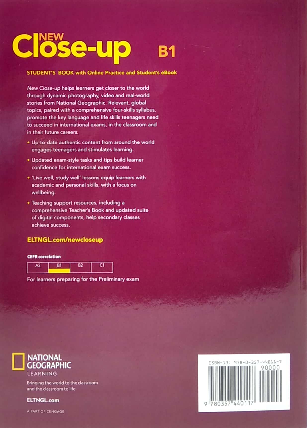 New Close-up B1 With Online Practice And Student