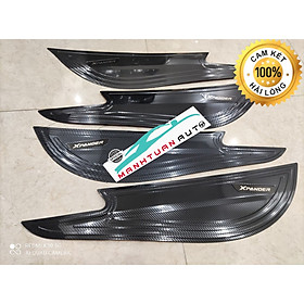 Ốp Tapli cánh cửa Carbon Xe Xpander 2018 2019 2020 2021 vân cacbon cao cấp