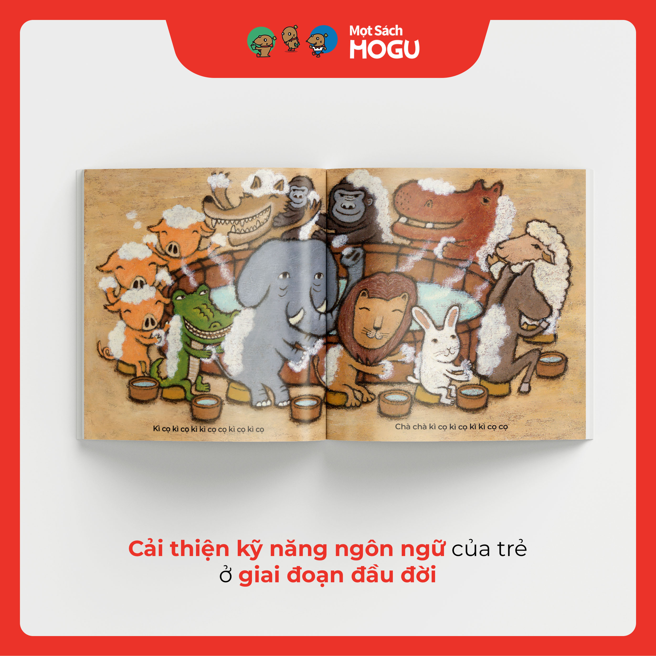 Truyện Ehon bé 1-2-3 tuổi - Bồn tắm của rừng