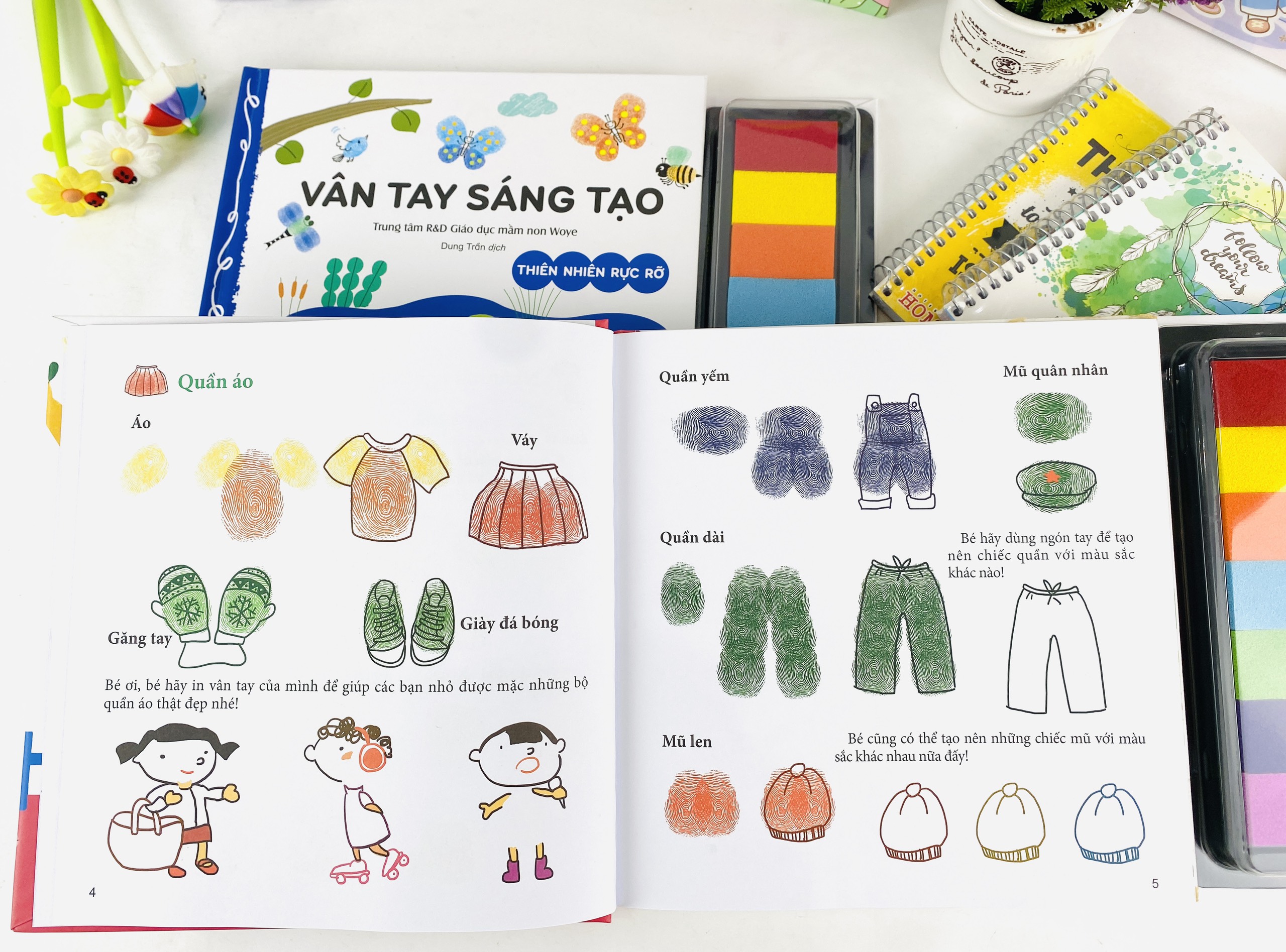 Sách - Vân Tay Sáng Tạo Thiên Nhiên Rực Rỡ - ndbooks
