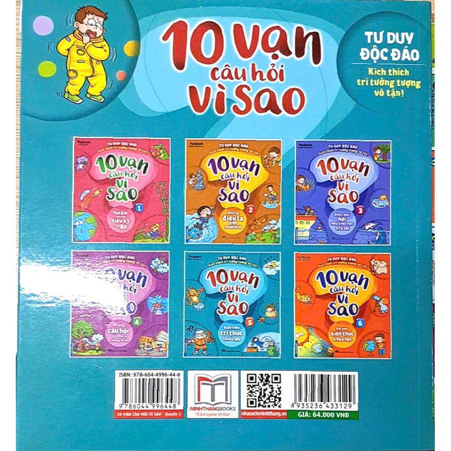 10 Vạn Câu Hỏi Vì Sao - Siêu Nhí Hỏi Nhà Khoa Học Trả Lời (Bộ 6 quyển)