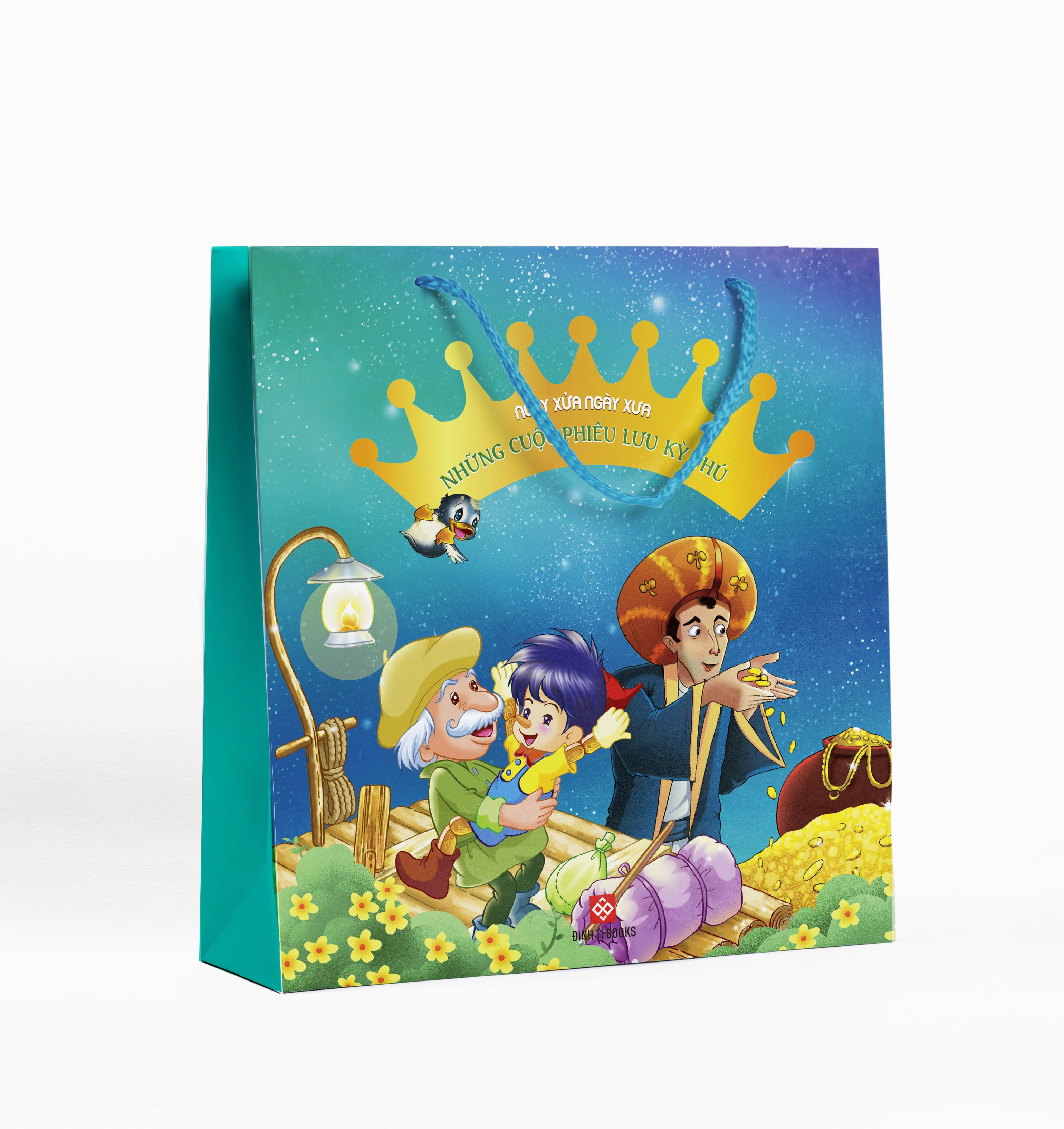 Sách - Bộ túi: Ngày xửa ngày xưa - Những cuộc phiêu lưu kỳ thú (6 tập) Đinh Tị Books