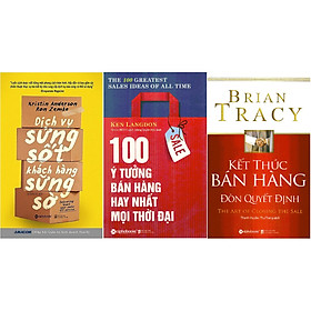 Combo Ý Tưởng Đột Phá, Chinh Phục Khách Hàng ( Dịch Vụ Sửng Sốt Khách Hàng Sững Sờ + 100 Ý Tưởng Bán Hàng Hay Nhất Mọi Thời Đại + Kết Thúc Bán Hàng – Đòn Quyết Định ) ( Quà Tặng: Cây Viết Kute