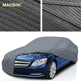 Bạt phủ ô tô chất liệu vải không dệt 3 lớp cao cấp thương hiệu MACSIM cho xe ô tô Kia K3/Cerato- màu ghi