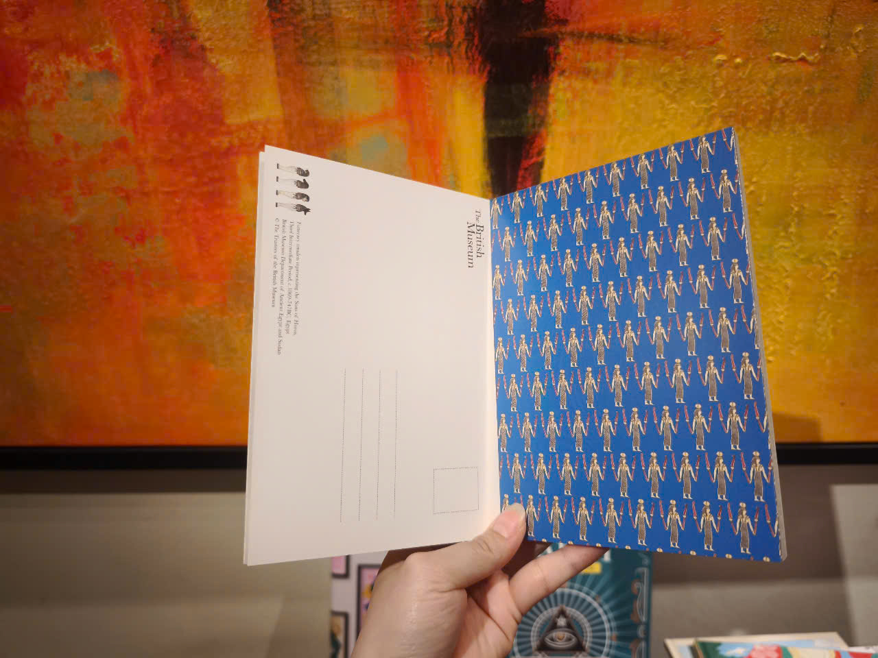 Sách - The British Museum: Treasures of Ancient Egypt: 20 Colourful Cards to Pull Out and Send - Card Book