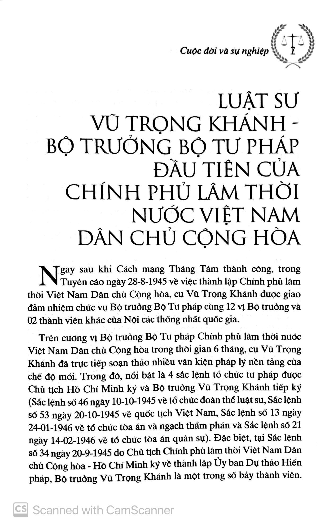 Luật Sư Vũ Trọng Khánh: Cuộc Đời Và Sự Nghiệp