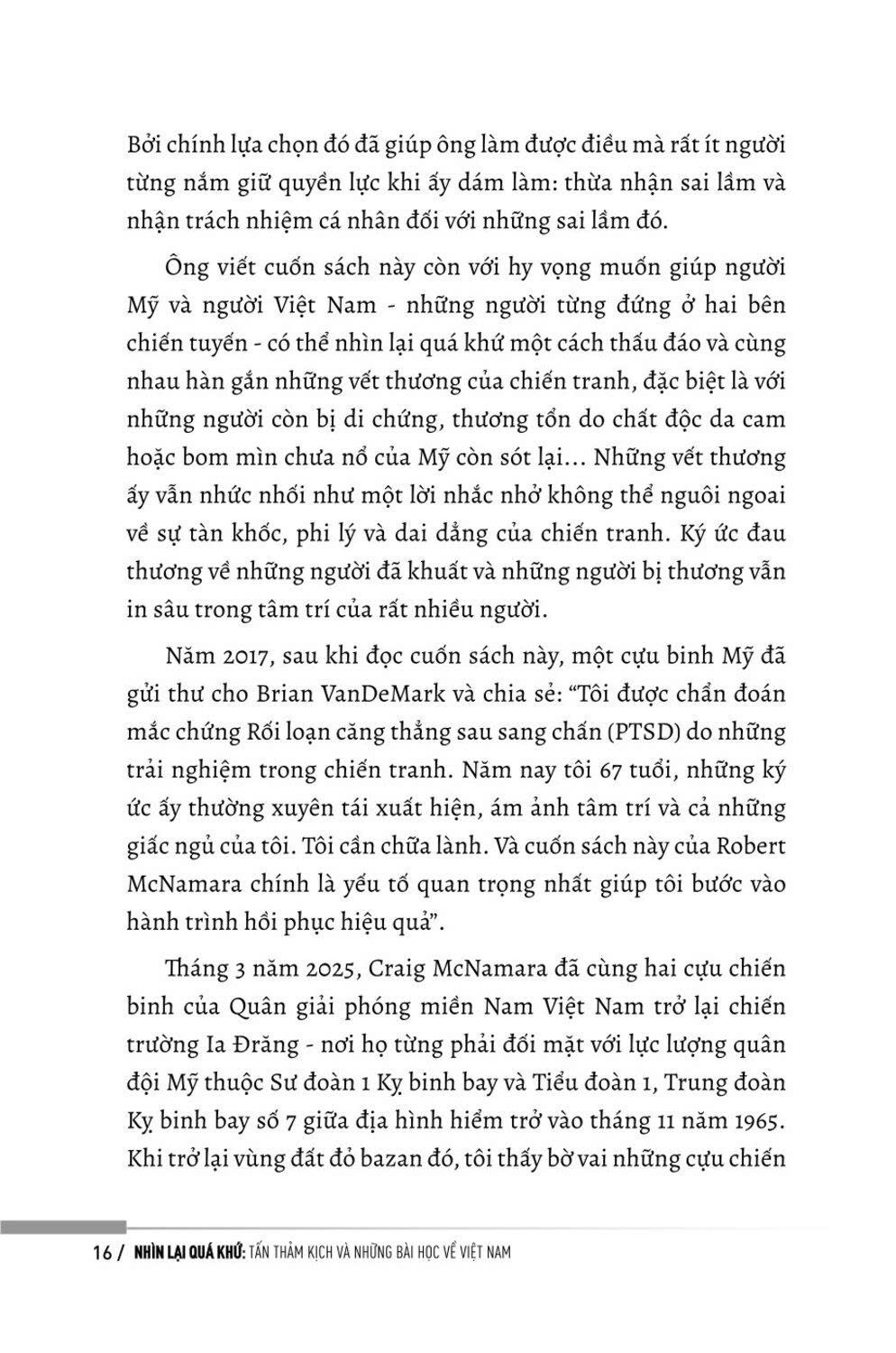 Nhìn lại quá khứ: Tấn thảm kịch và những bài học về Việt Nam (Hồi ký) (Xuất bản lần thứ hai, có chỉnh sửa, bổ sung)