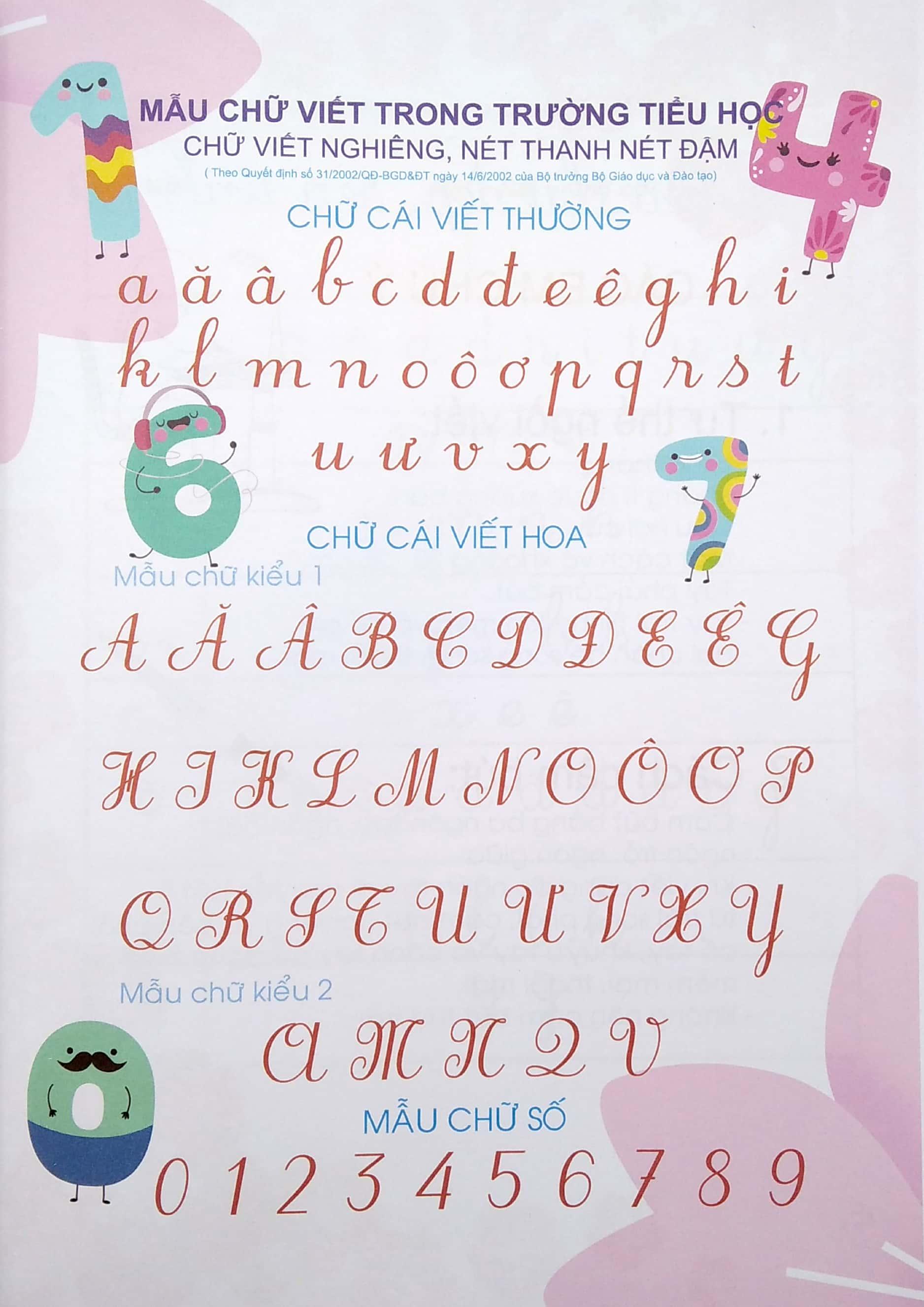 Vở Ô Ly Có Chữ Mẫu Luyện Viết Chữ Đẹp - Chữ Nghiêng, Chữ Viết Thường - Tập 1 (Tái Bản)