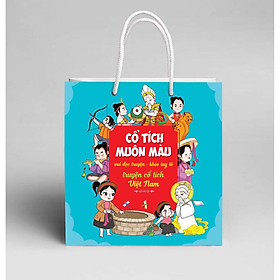 Túi - Cổ Tích Muôn Màu -Vui Đọc Truyện, Khéo Tay Tô - Truyện Cổ Tích Việt Nam  (Túi 8 Cuốn) - Bản Quyền