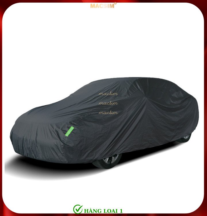 Bạt phủ ô tô bán tải Hyundai Santa Cruz nhãn hiệu Macsim sử dụng trong nhà và ngoài trời chất liệu Polyester - màu đen