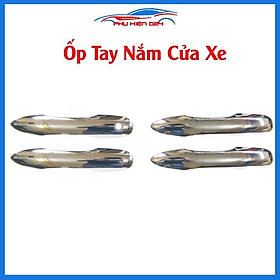 Ốp tay hõm Corolla Cross 2020-2021-2022 vân cacbon, mạ crom chống trầy bảo vệ cửa xe ô tô