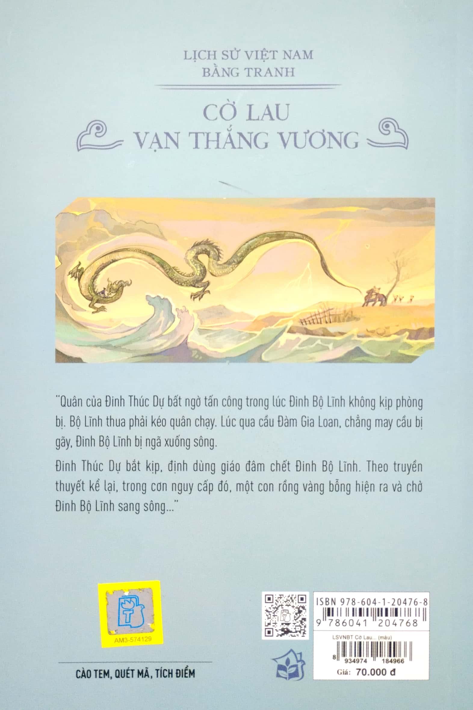 Lịch Sử Việt Nam Bằng Tranh - Cờ Lau Vạn Thắng Vương (Bản Màu) (Tái Bản 2023)