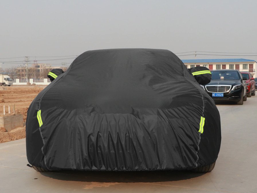 Bạt phủ ô tô BMW 4 Series chất liệu Polyester - màu đen cao cấp MACSIM màu đen
