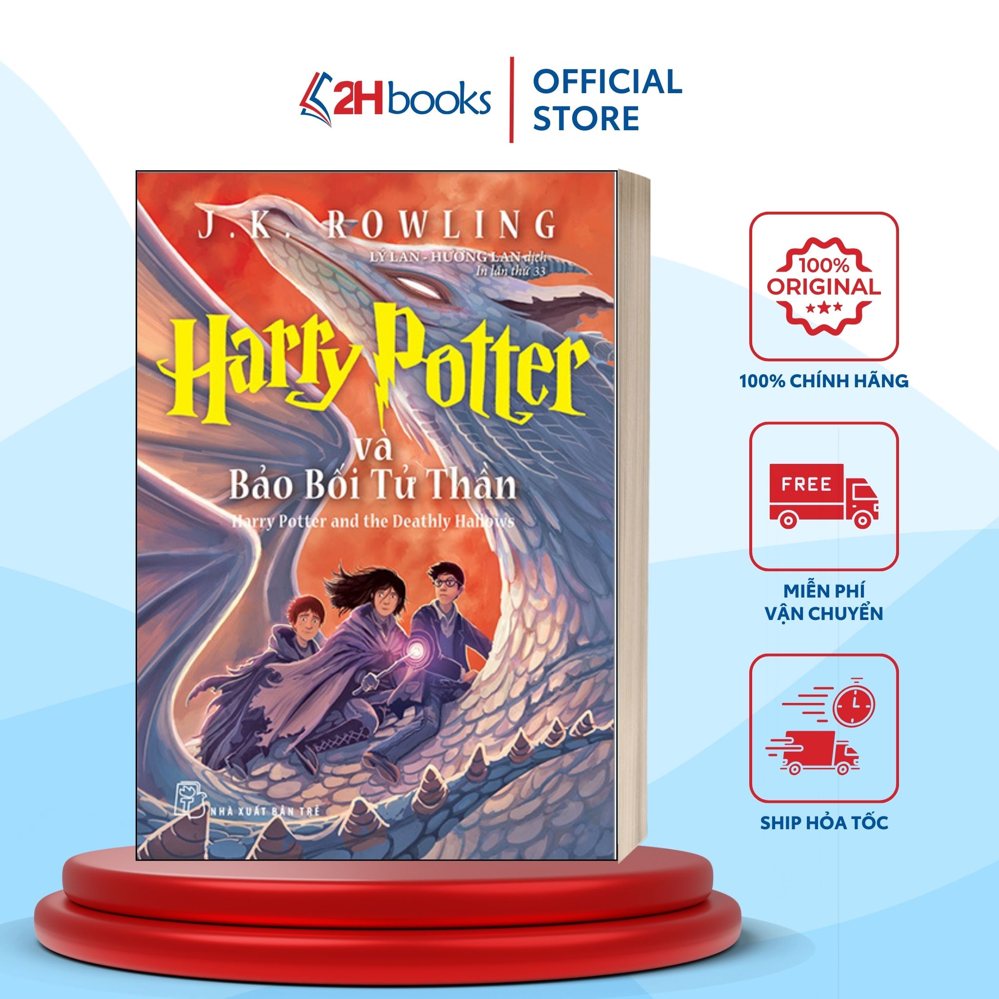 Sách- Boxset Harry Potter Trọn Bộ 7 Tập (Tái Bản 2023)- 2HBooks