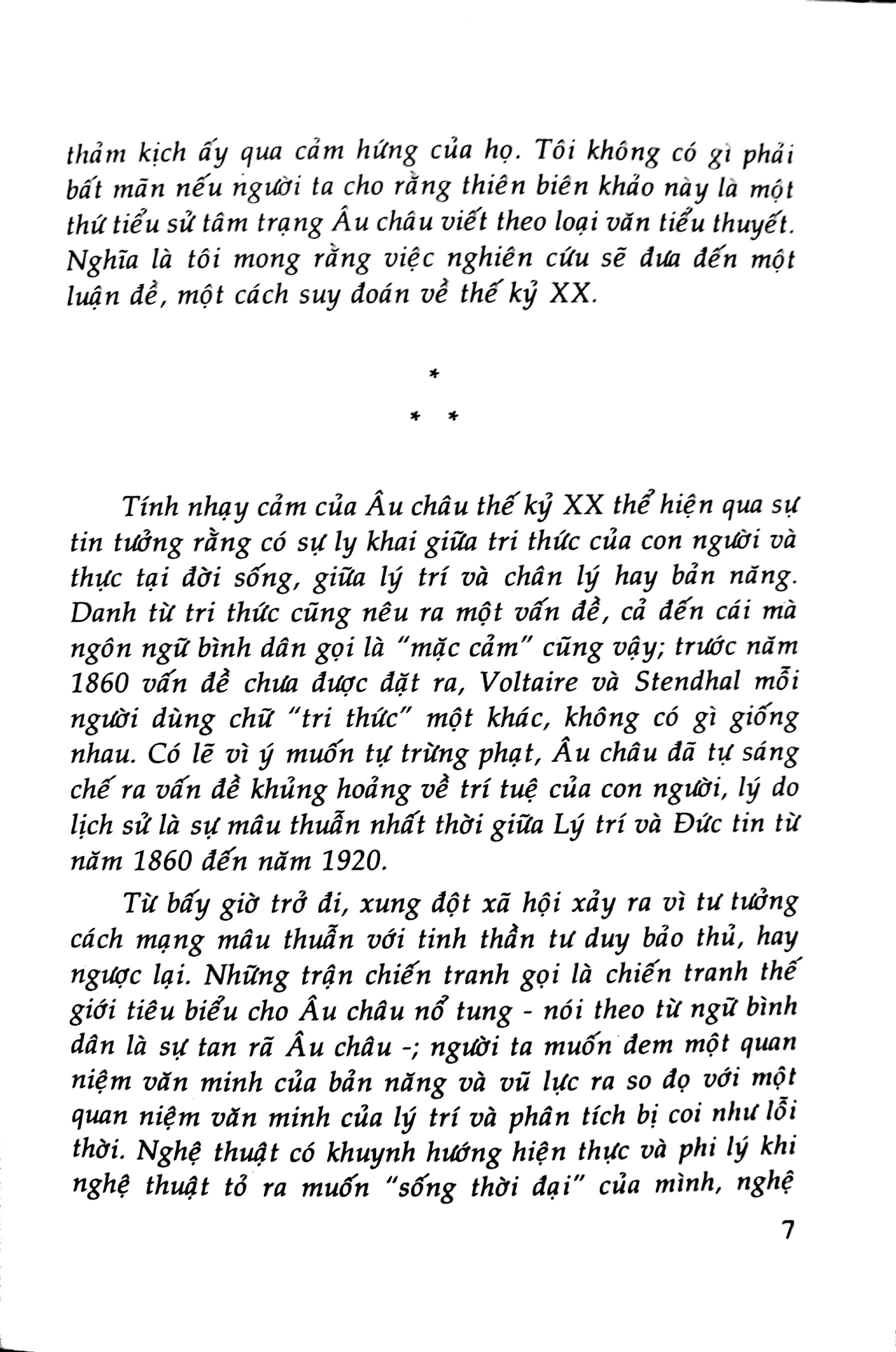 Cuộc Phiêu Lưu Tư Tưởng Văn Học Châu Âu Thế Kỷ XX (1900-1959)