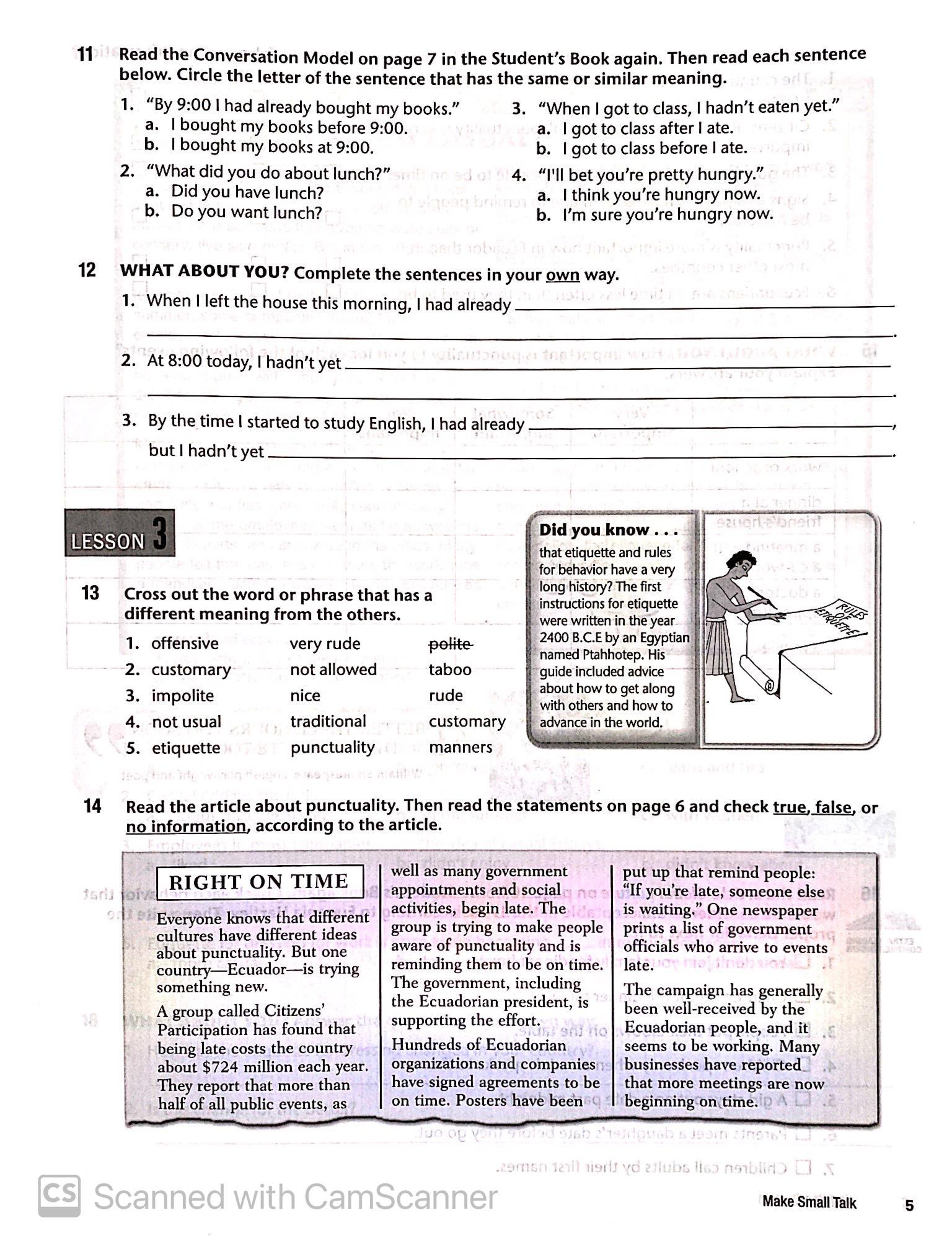 Top Notch 3 Workbook