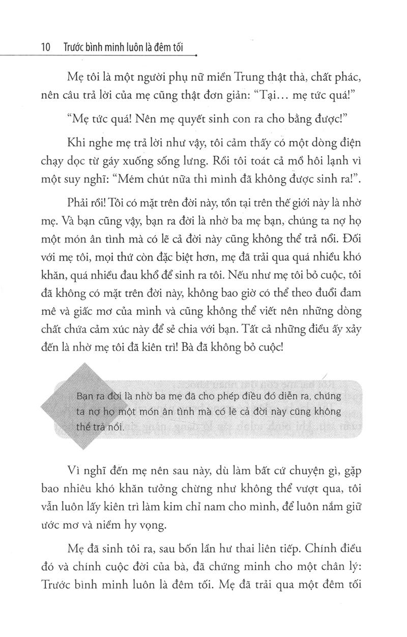 Trước Bình Minh Luôn Là Đêm Tối (Tái Bản 2023)