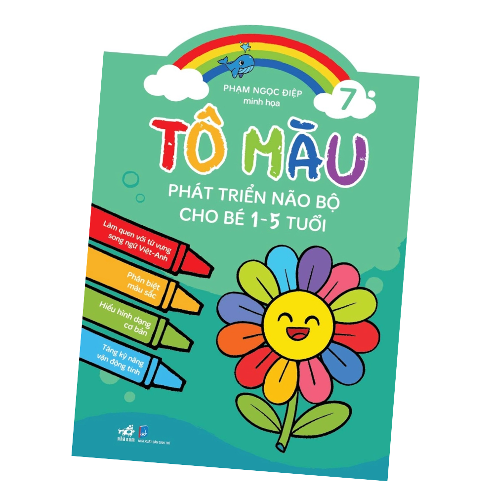 Tô Màu Phát Triển Não Bộ Cho Bé 1-5 Tuổi Tập 7