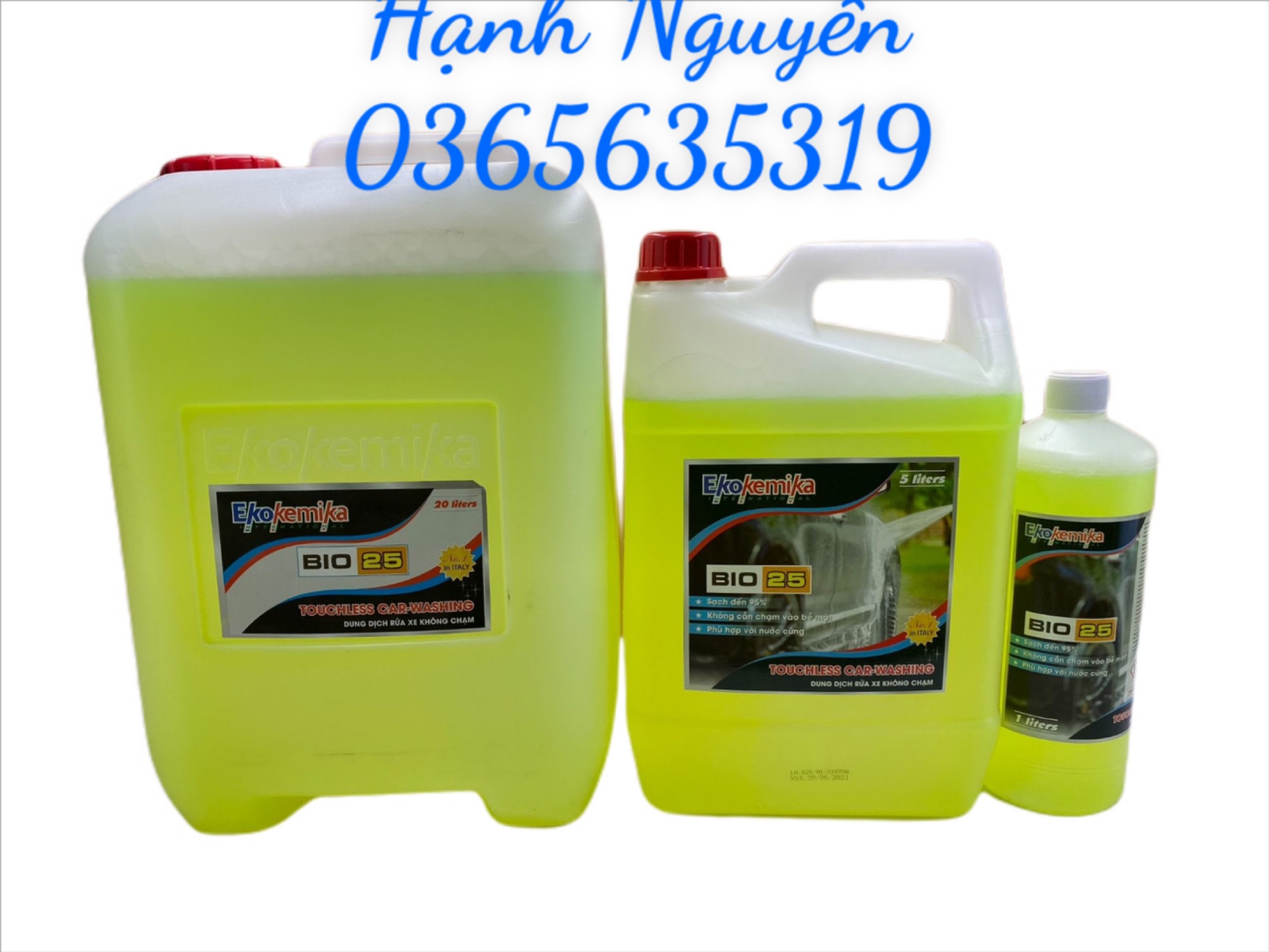 dung dịch rửa xe bio 25-5L