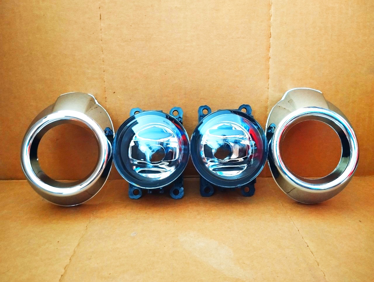 Bộ Đèn Gầm Sương Mù Ốp Chrome Ford Ecosport Fiesta Focus (2009-2020)