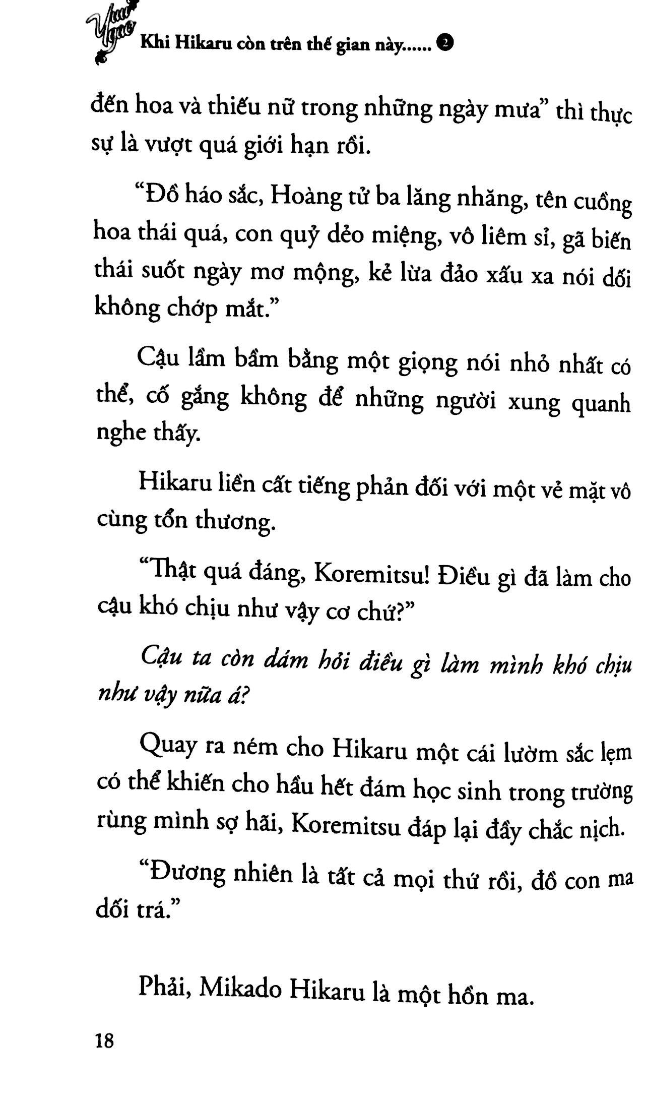 Khi Hikaru Còn Trên Thế Gian Này (Tập 2)