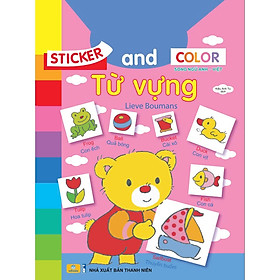 Sách - Sticker And Color - Tô Màu Và Bóc Dán - ndbooks