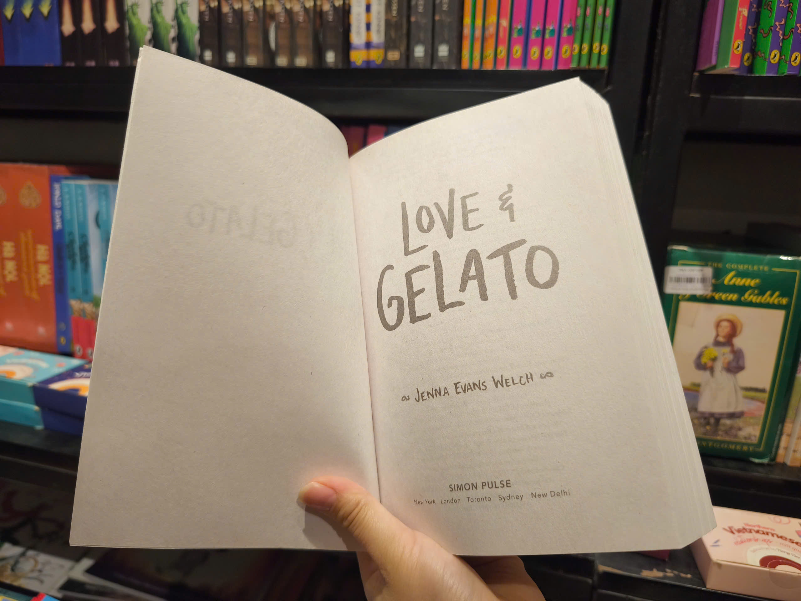 Sách - Love & Gelato by Jenna Evans Welch , Romance, Young Adults, English Novel