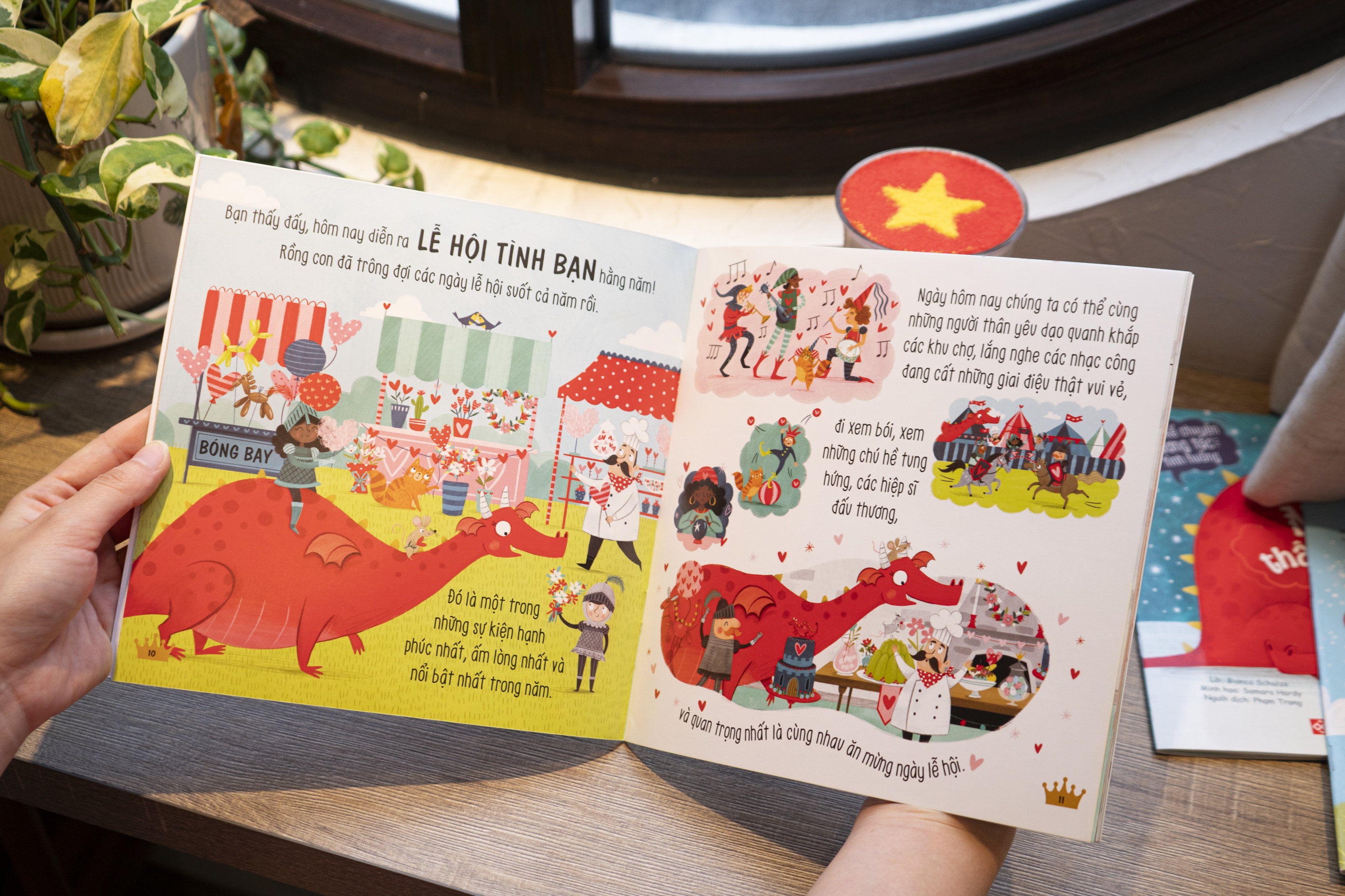 Sách - Sách kể chuyện tương tác tình huống – Truyện kể về Rồng con - Đinh Tị Books