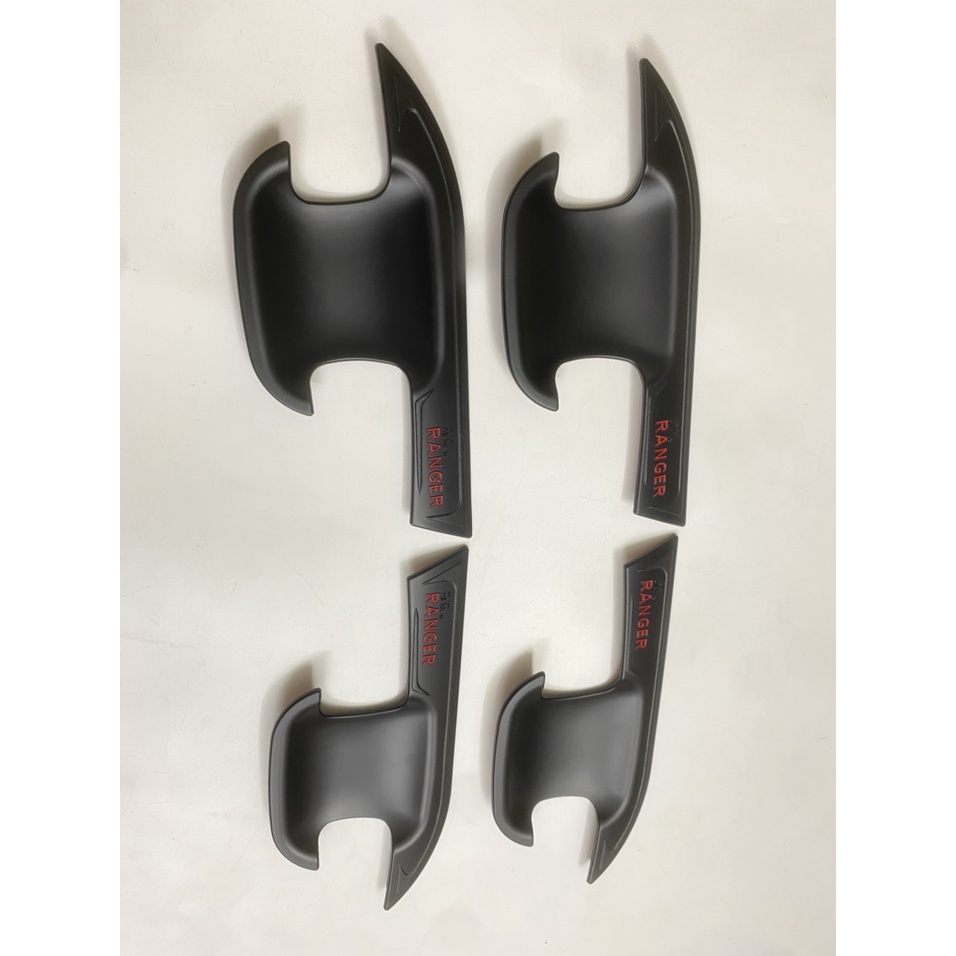 COMBO BỘ ỐP TAY NẮM, HÕM CỬA XE, TAY MỞ CỐP , NẮP XĂNG CARBON XE FORD RANGER 2014 - 2021 Cacbon