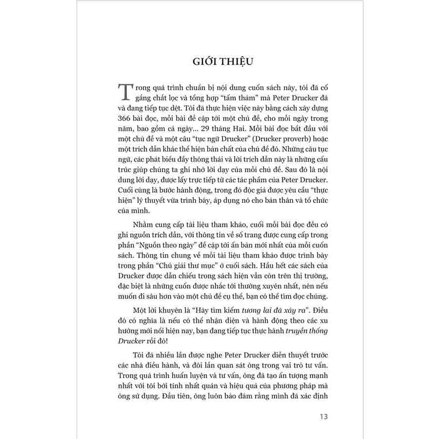The Daily Drucker - Kim Chỉ Nam Mỗi Ngày Về Quản Trị Kinh Doanh