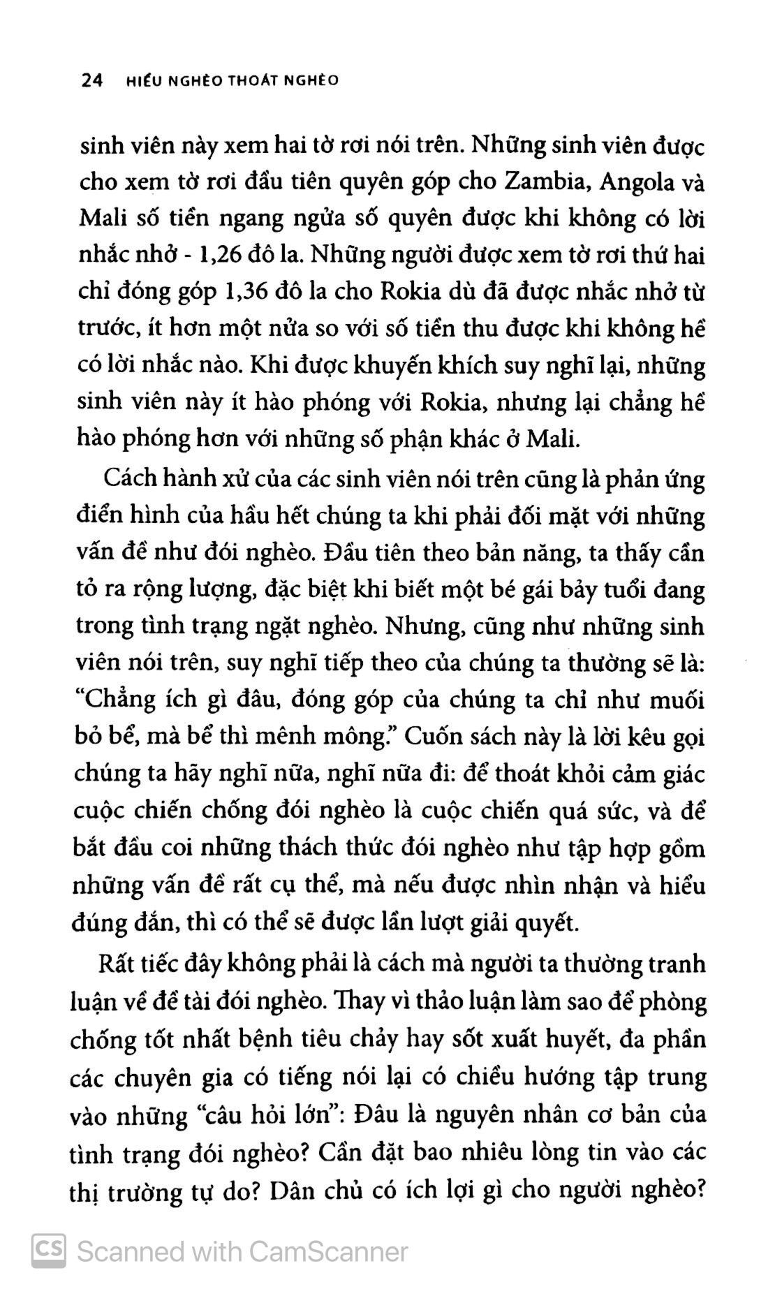 Hiểu Nghèo Thoát Nghèo (Tái Bản)