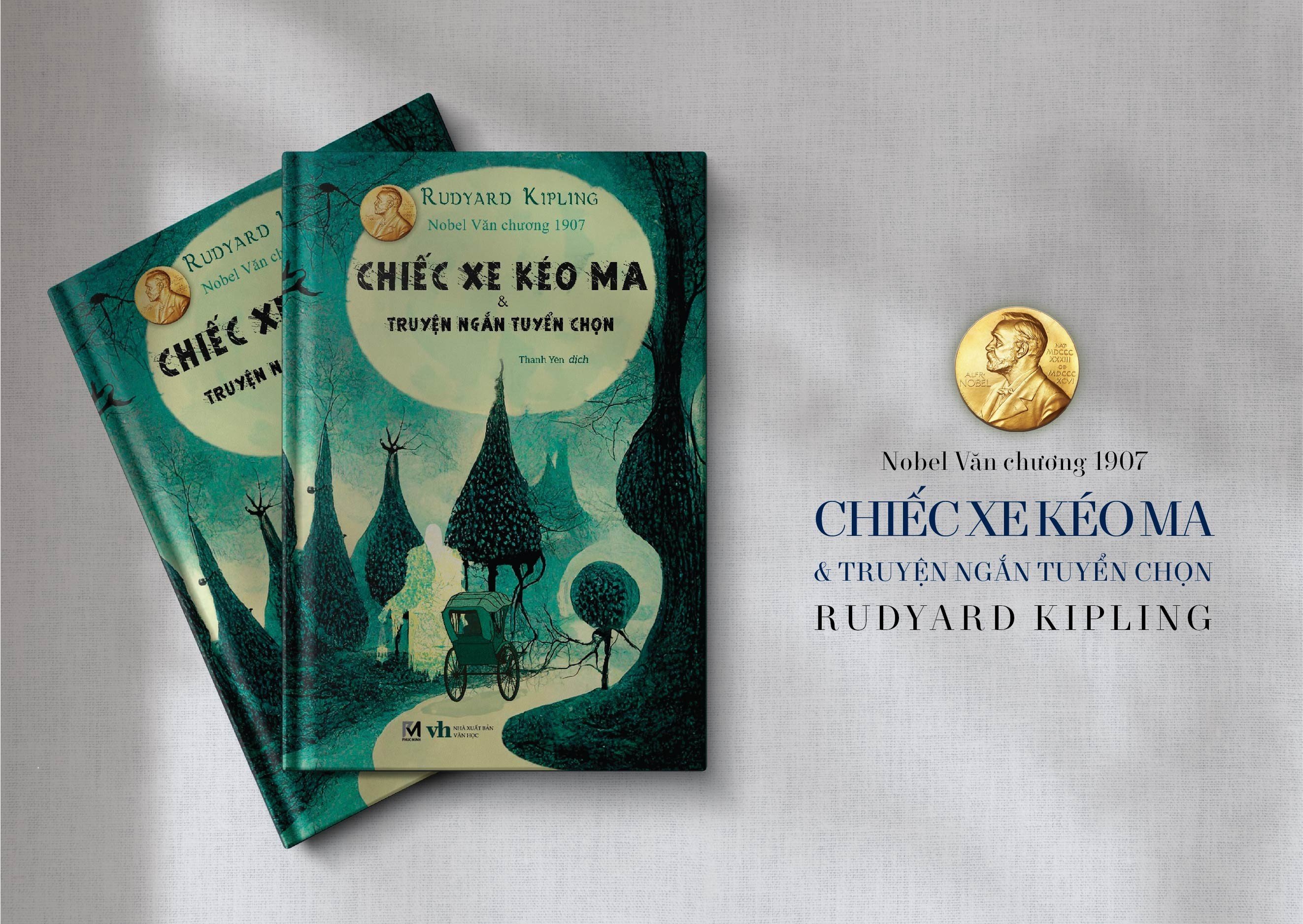 Sách Truyện Kinh Dị - Chiếc Xe Kéo Ma (Tuyển Chọn Truyện Ngắn Kinh Dị Của Rudyard Kipling)