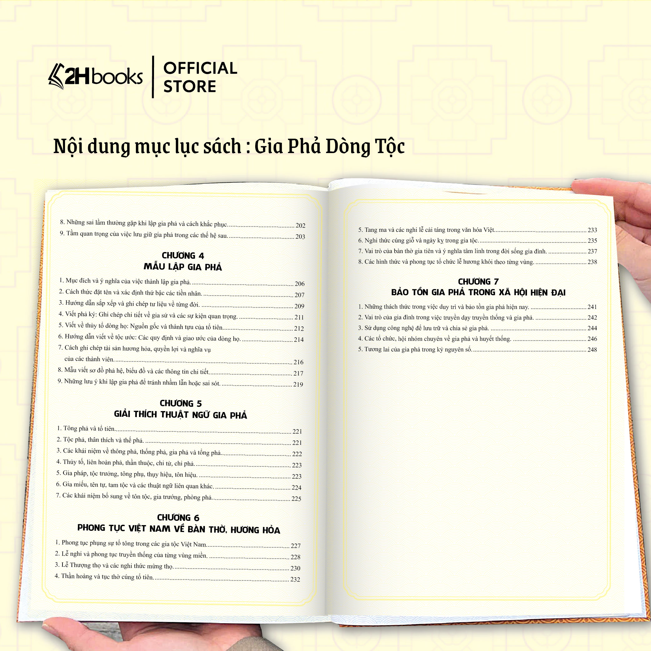 Sách Gia phả dòng tộc bìa cứng , tặng kèm Văn khấn dòng tộc, Ths Nguyễn Mạnh Linh, 2HBooks