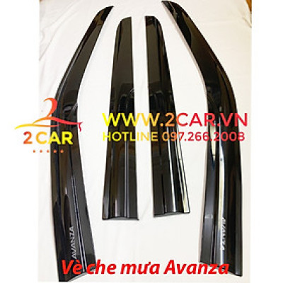 Vè che mưa xe Toyota Avanza 2022, 2023 Hàng nhựa đen dày cao cấp