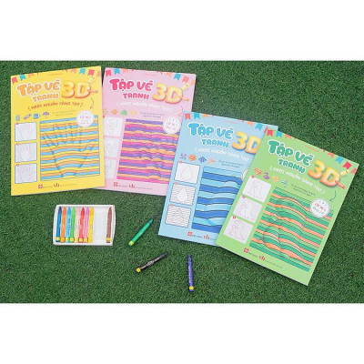 Tập vẽ tranh 3D, khơi nguồn sáng tạo